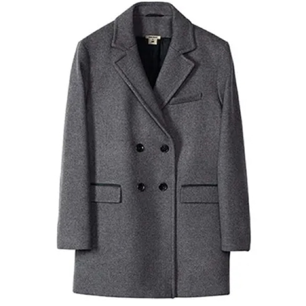 Isabel marant pour h&m double breasted wool coat